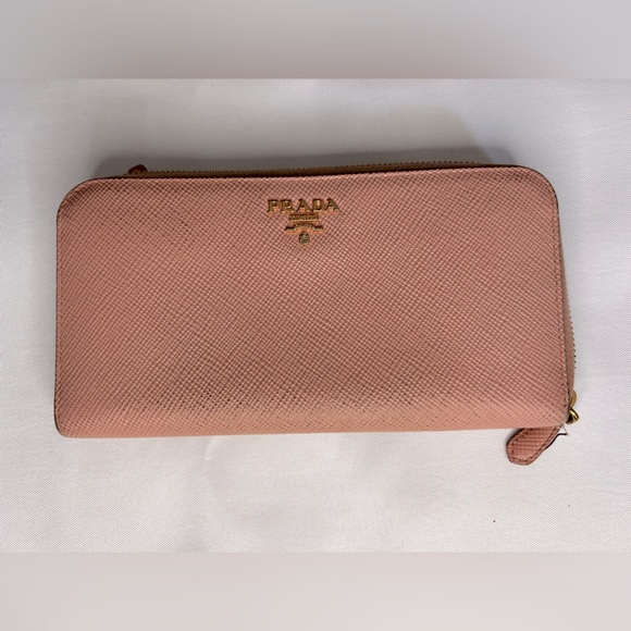 Dusty Pink Prada Wallet - Picture 1 of 12